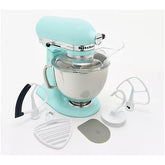 KitchenAid - KitchenAid 5 - qt Artisan Stand Mixer w/ Pastry Beater and Flex Edge - Ice Blue